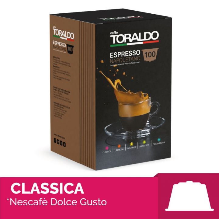 Caffè Toraldo - Miscela classica (Dolce Gusto compatible) x 100 caps